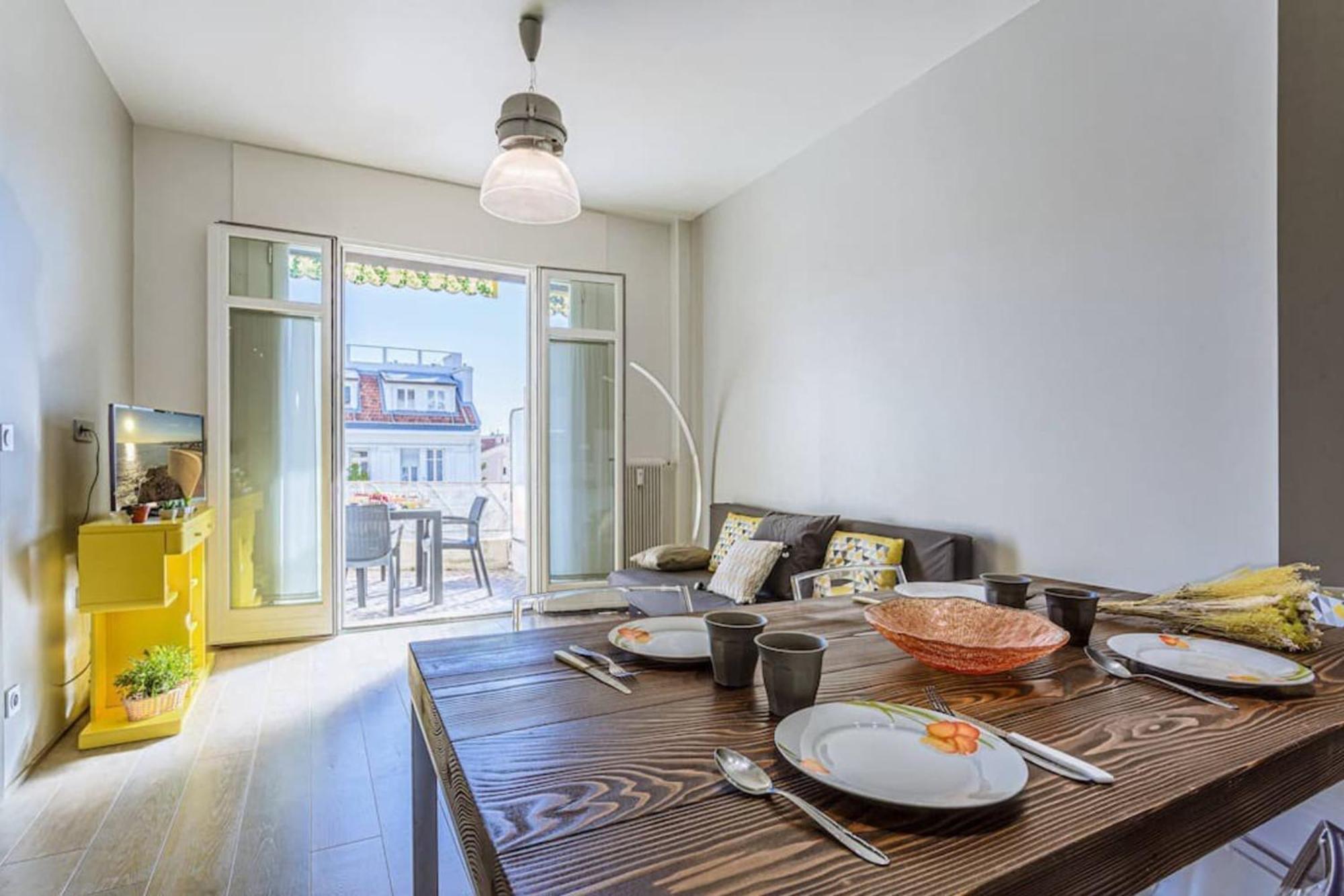 Fleurs 22 - City Center - Modern W Terrace Ницца Экстерьер фото